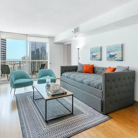 Bay View Brickell Bay Paradise With Pool And Gym
